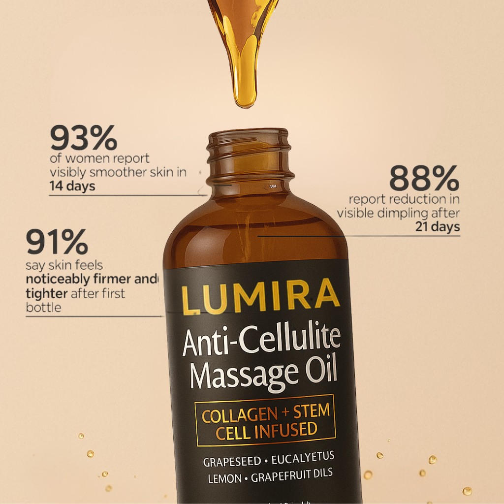 LUMIRA Anti-Cellulite Massage Oil REMOVES CELLULITE - within 30 days
