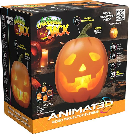 Jabberin' Jack 12" Animated Talking & Singing Pumpkin