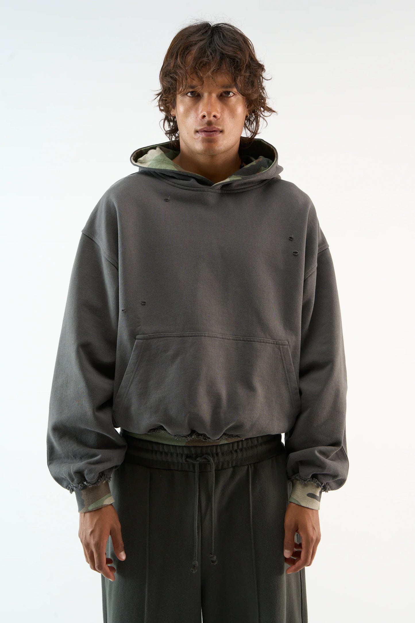 Leo Grey Melange Hoodie®