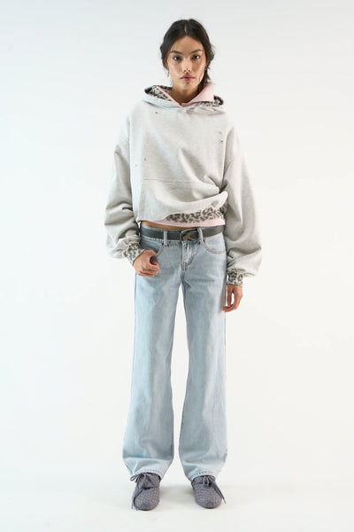 Leo Grey Melange Hoodie®