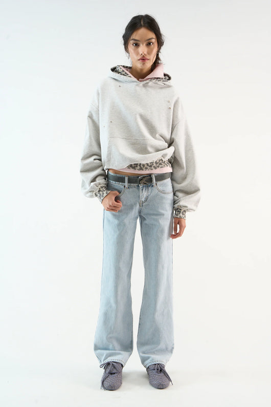 Leo Grey Melange Hoodie®