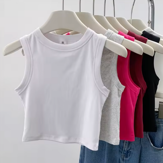 Tight Fit Ribbed Tank Top