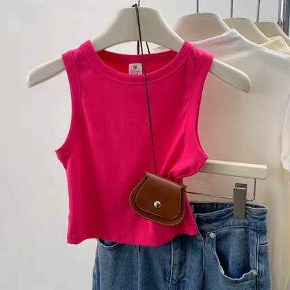 Tight Fit Ribbed Tank Top